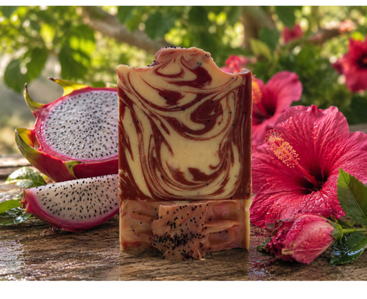 Exfoliating Dragonfruit & Hibiscus  Poppy Seeds/ Exfoliante